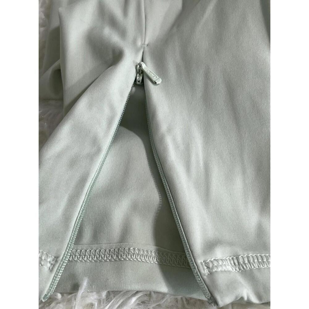 Adidas Women’s Pale Mint Green Compression Leggings Ankle Zip Sz XS - Picture 8 of 8